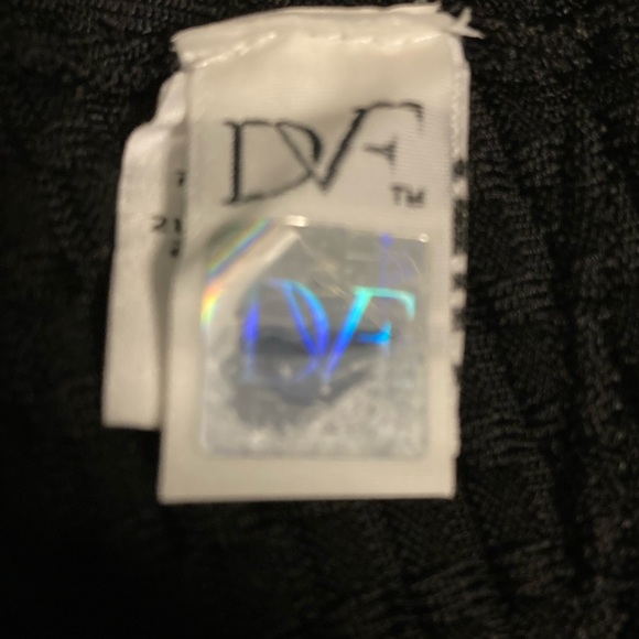 NWT Diane Von Furstenberg Barcelona Black Heavy Knit Zip Front Dress - Sz P - Picture 12 of 16